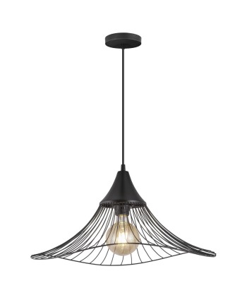 COLGANTE MINA NEGRO 1 X 60W E-27