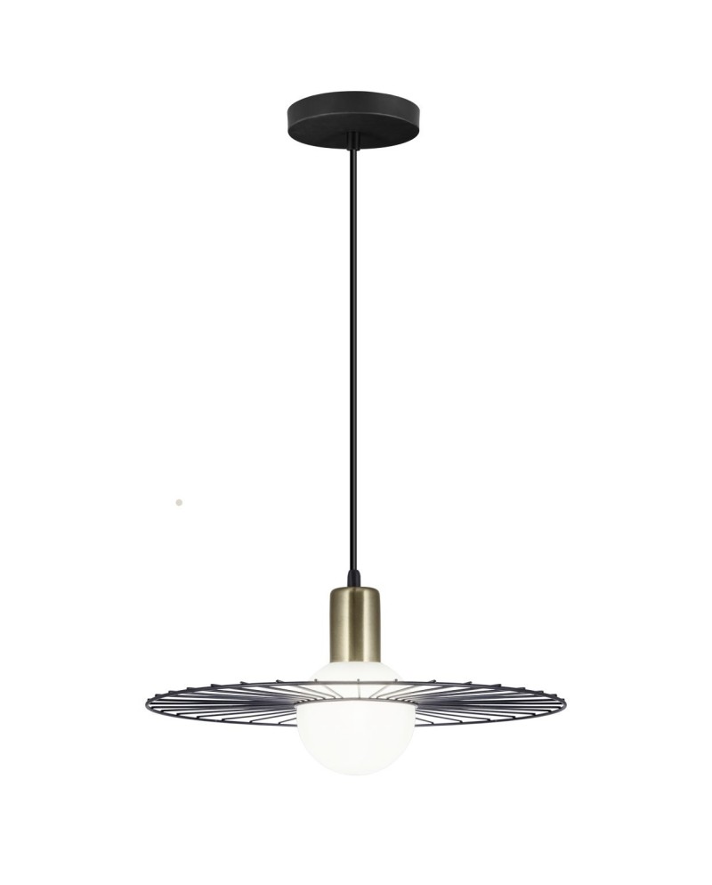 COLGANTE NIZA NEGRO 1 X 40W G-9