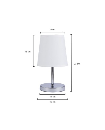SOBREMESA KALMAR CROMO 1 X 40W E-14