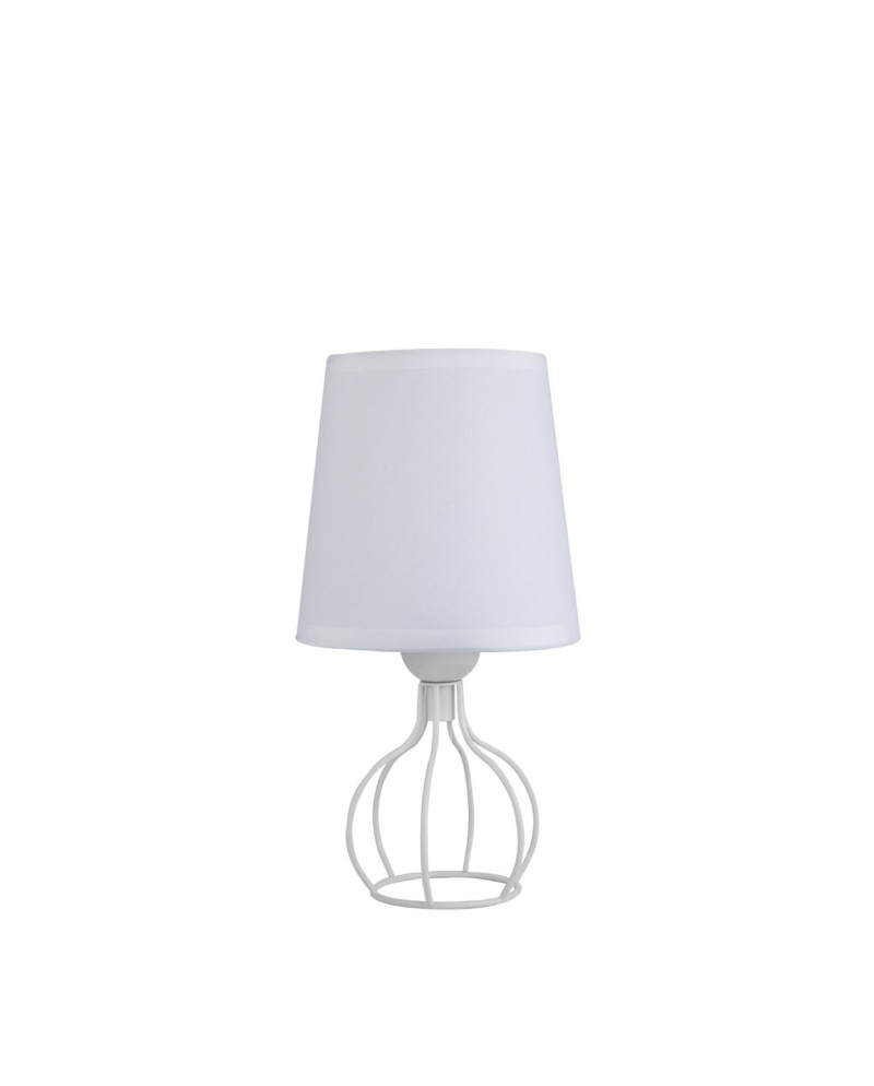 SOBREMESA HILDA BLANCO 1 X 60W E-27