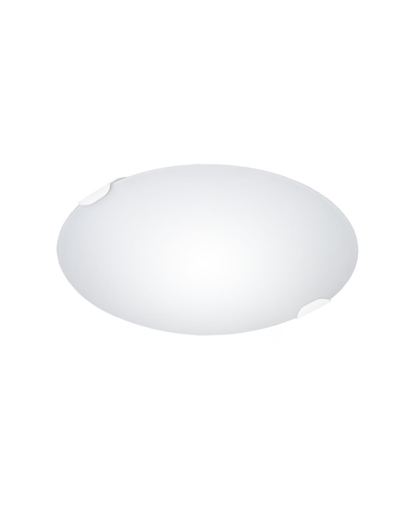 PLAFON CEILIN REDONDO BLANCO 2 X 60W E-27 -  30CM