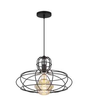 COLGANTE MATERA NEGRO 1 X 60W E-27