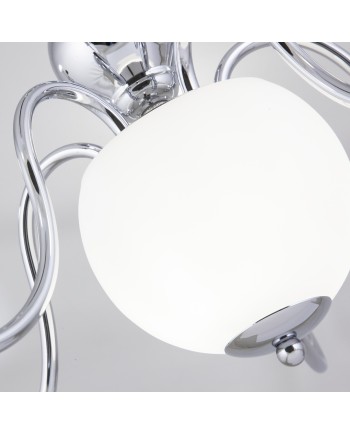 LAMPARA 5L MAXIMA CROMO 5 X 40W E-14 + 2 X G-9