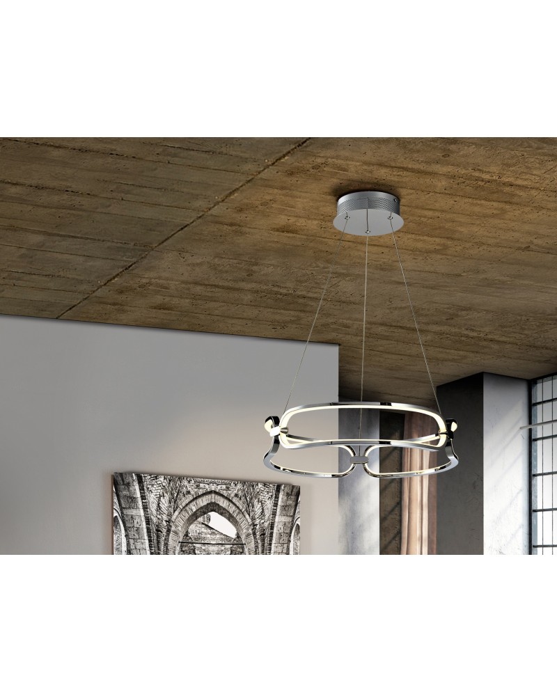 COLETTE-LAMPARA Ø47 CROMO DIM