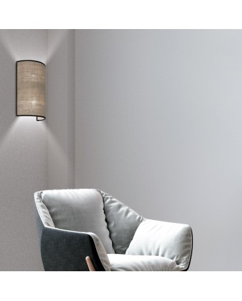 APLIQUE 2L DAFNE TOSTADO 2 X 60W E-27