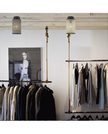 PLAFON DAFNE NATURAL 1 X 60W E-27