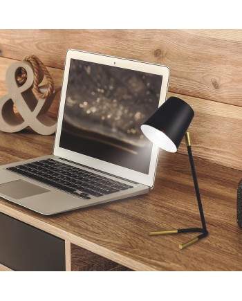 FLEXO DIMAS NEGRO-CUERO 1 X 60W E-27