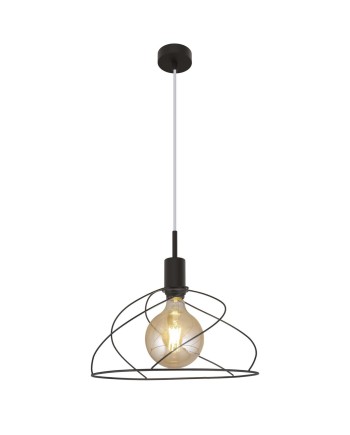 COLGANTE FARREL NEGRO 1 X 60W E-27