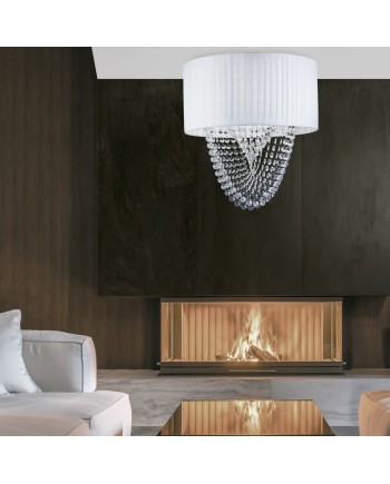 LAMPARA LORAN BLANCO 1 X 60W E-27