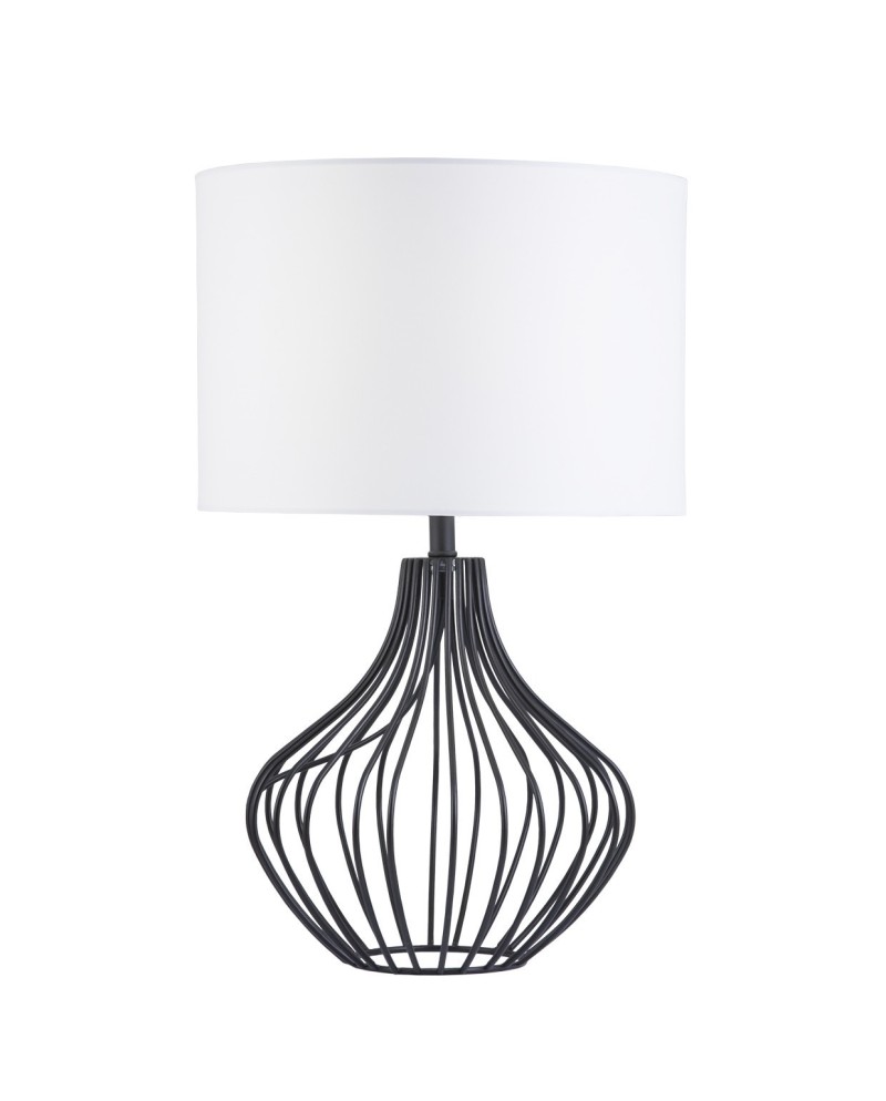 SOBREMESA PRATO NEGRO 1 X 60W E-27