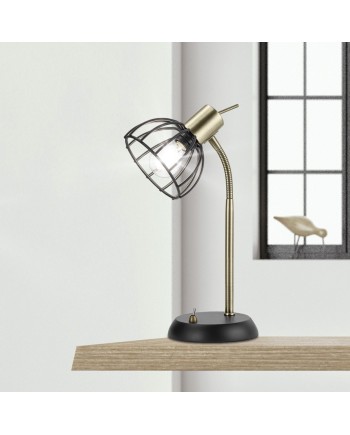 SOBREMESA 1L BERMEO NEGRO MATE 1 X 40W E-14