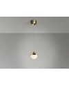 LAMPARA 1L LED ·SPHERE· Ø12 LATON