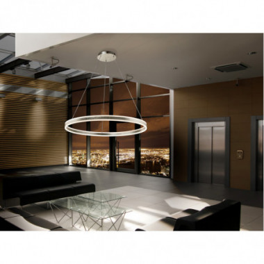 HELIA- LAMPARA LED PLATA 100D