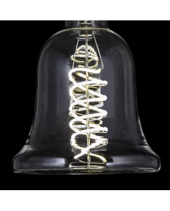 BOMBILLA LED CAMPANA 8W TRANSP LED 8W 880LM 4000K - E-27