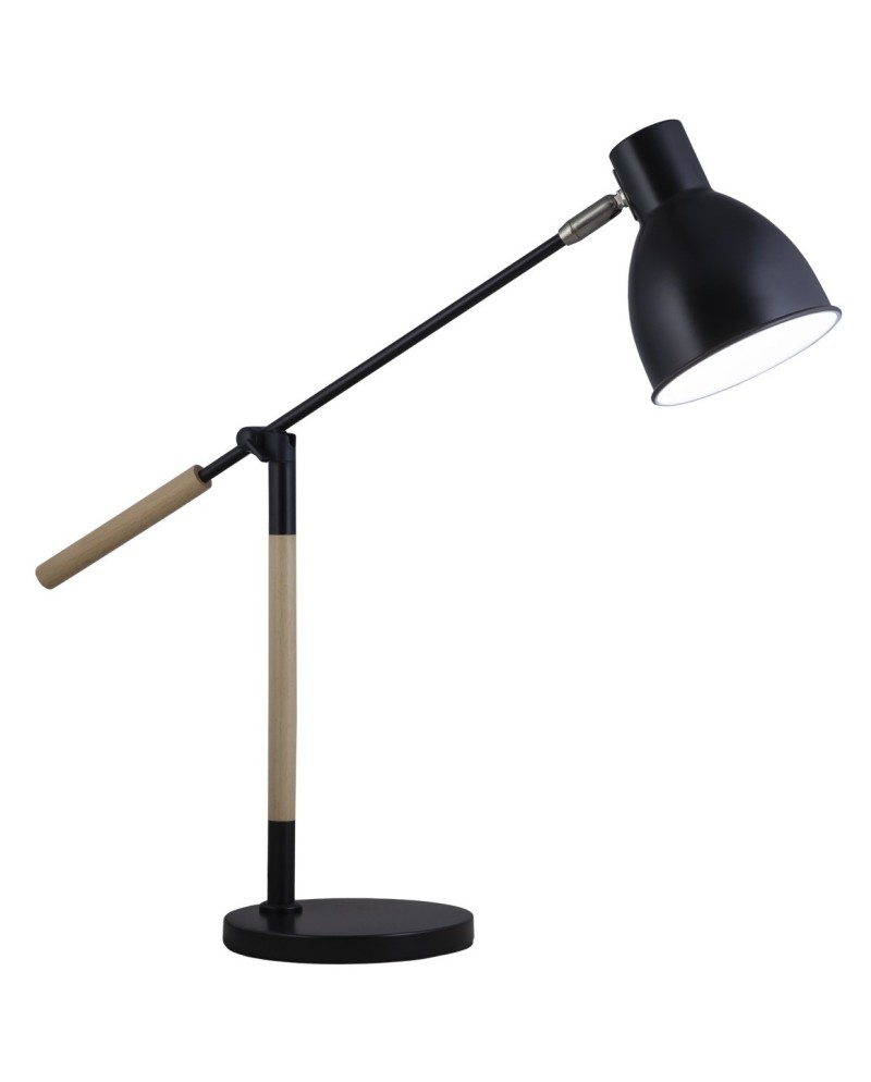 FLEXO RISTORI NEGRO-MADERA 1 X 60W E-27