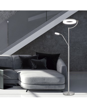 PIE SALON RIETI NIQUEL SATINAD LED 26+3W 2470+285LM 4000K