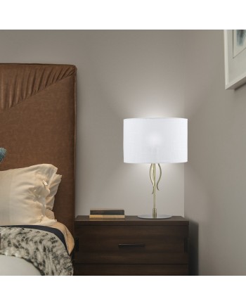 SOBREMESA DANA CUERO 1 X 60W E-27