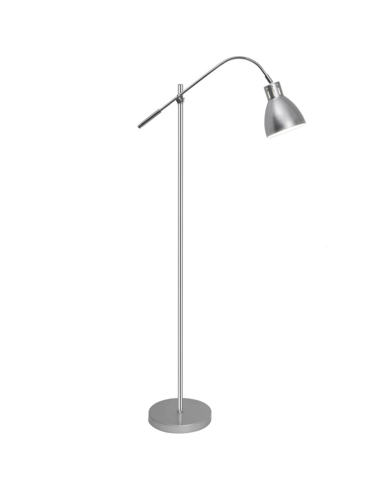 PIE SALON FALON PLATA-CROMO 1 X 60W E-27