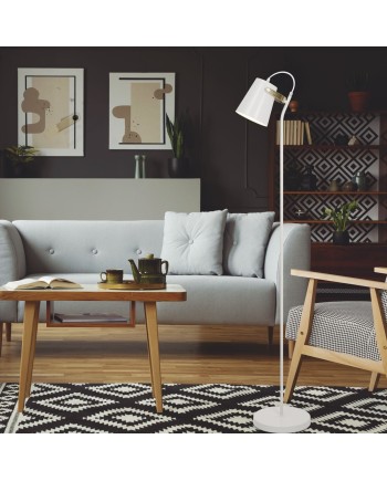 PIE SALON LUPEN BLANCO MATE 1 X 60W E-27