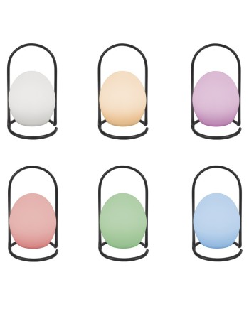 SOBREMESA CAPRILES NEGRO LED 12W 1140LM RGB