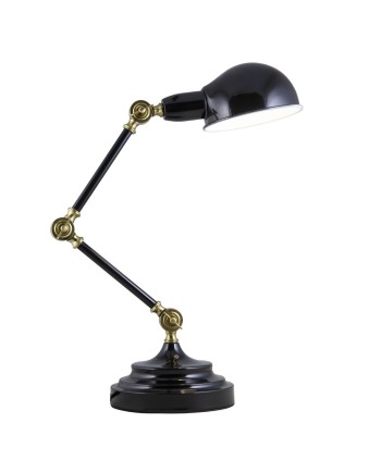 FLEXO TADAO NEGRO-LATÓN 1 X 40W E-14