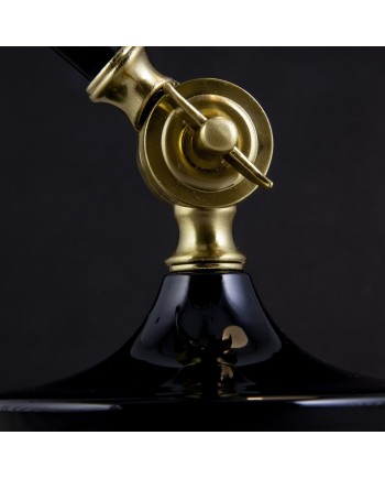 FLEXO TADAO NEGRO-LATÓN 1 X 40W E-14