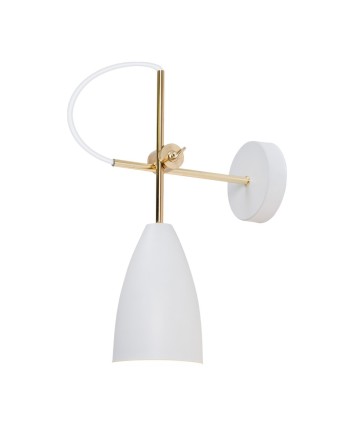 APLIQUE MANUS BLANCO-BRASS 1 X 60W E-27