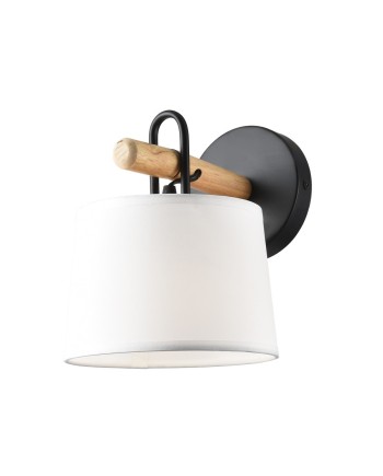 APLIQUE AROLAS NEGRO-MADERA 1 X 60W E-27