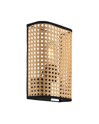 APLIQUE OYSTER NEGRO-NATURAL 1 X 60W E-27