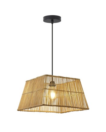 COLGANTE CABANAS MIMBRE 1 X 60W E-27