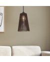 COLGANTE MON MADERA OSCURA 1 X 60W E-27