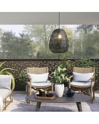 COLGANTE OPRA MARRON 1 X E-27