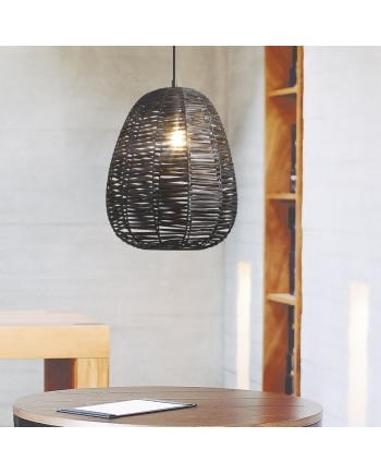 COLGANTE OPRA MARRON 1 X E-27