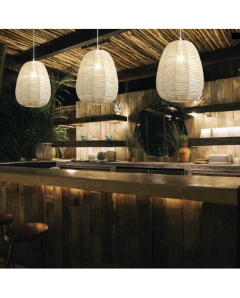 COLGANTE OPRA NATURAL 1 X E-27