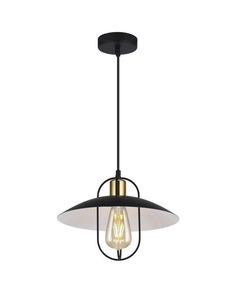 COLGANTE 1L TELMO NEGRO-ORO 1 X 60W E-27