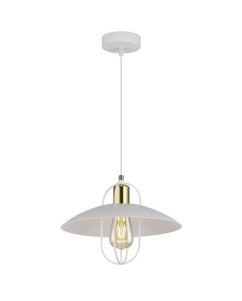 COLGANTE 1L TELMO BLANCO-ORO 1 X 60W E-27