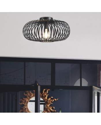 PLAFON LANTANA NEGRO 1 X E-27