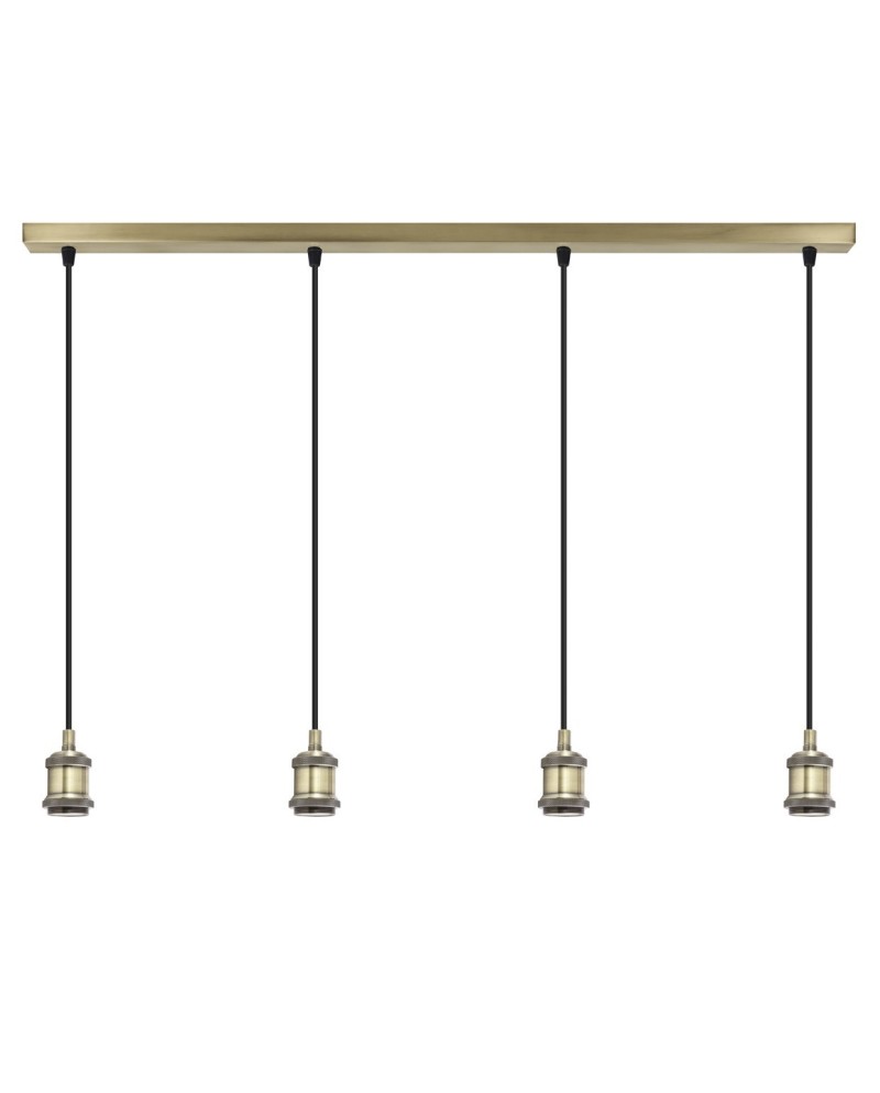 BARRA 4L ELKAN CUERO 4 X 60W E-27