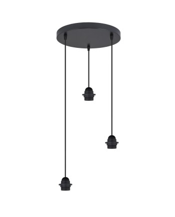 REDONDO 3L LARRUE NEGRO 3 X 60W E-27