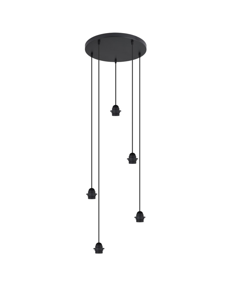 REDONDO 5L LARRUE NEGRO 5 X 60W E-27