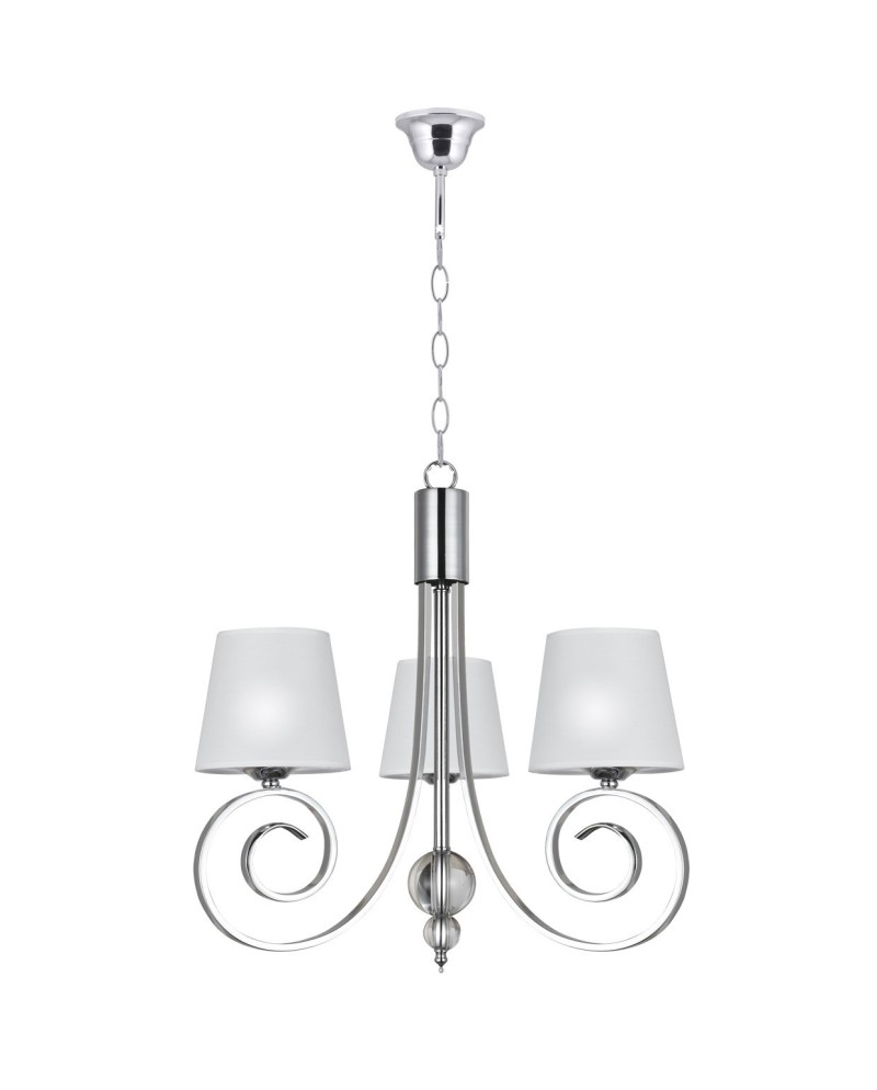 LAMPARA 3L MARELA CROMO 3 X 40W E-14