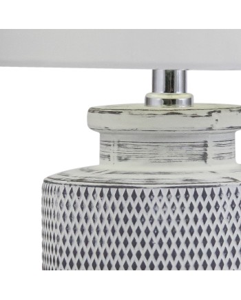 SOBREMESA HILTON CROMO-BLANCO 1 X 60W E-27