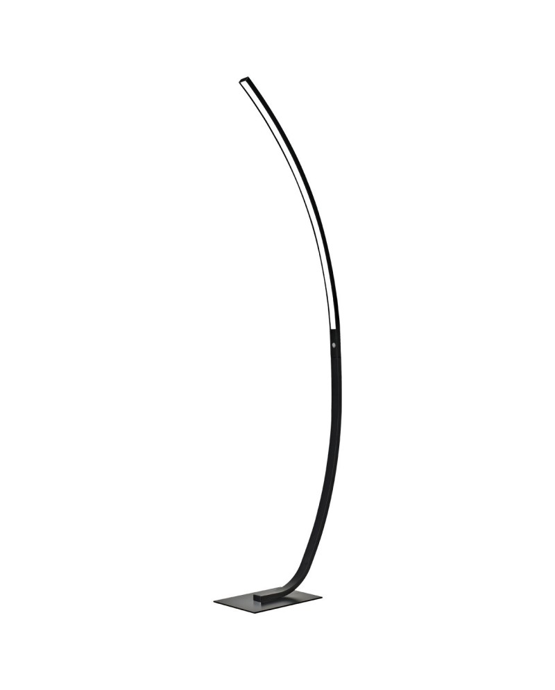 PIE SALON APOLO NEGRO MATE LED 25W 2000LM 4000K