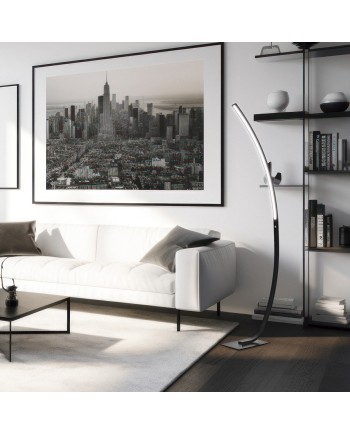 PIE SALON APOLO NEGRO MATE LED 25W 2000LM 4000K