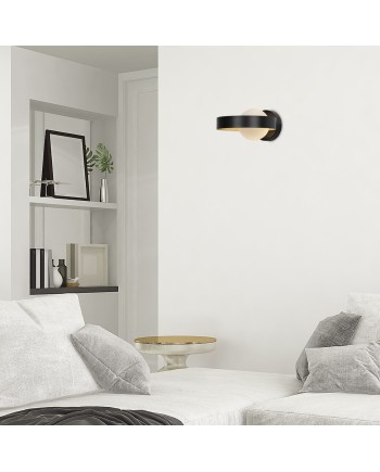 APLIQUE 1L ARIANNA NEGRO-ORO 1 X 33W G-9