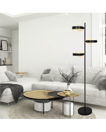 PIE SALON 3L ARIANNA NEGRO-ORO 3 X 25W G-9