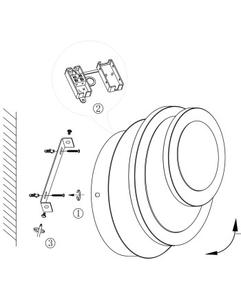 PLAFON LED BOSSA BLANCO LED 15W 1425LM 3000K