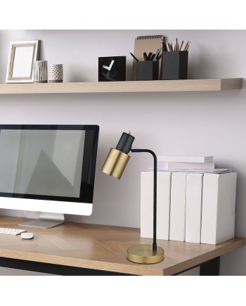 SOBREMESA 1L MAENA NEGRO-LATON 1 X 40W E-14