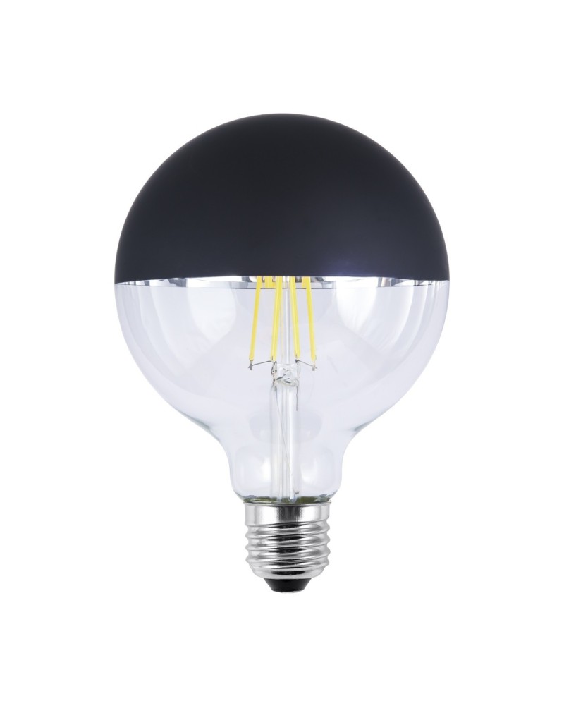 BOMBILLA LED NEGRO MATE LED 6W 580LM 3000K - E-27