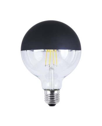 BOMBILLA LED NEGRO MATE LED 6W 580LM 3000K - E-27